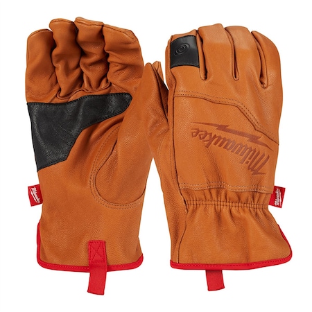Milwaukee Tool Goatskin Leather Gloves, Size M 48-73-0011
